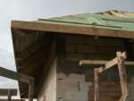Deskowanie dachu na kalenicy narożnej
